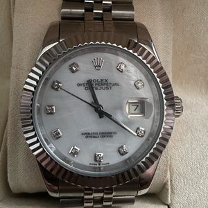 Rolex Men’s Watch. Datejust Stainless Steel Silver Index Dial.